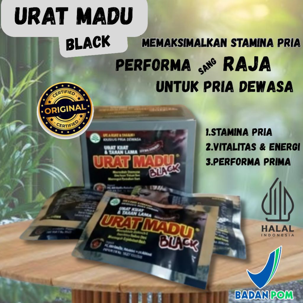 obatkuatURAT MADU BLACK 10SACHET ORIGINAL
