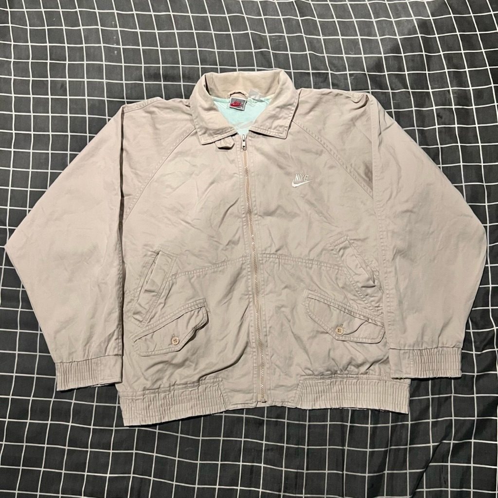 jacket Harrington vintage Nike tahun 80s