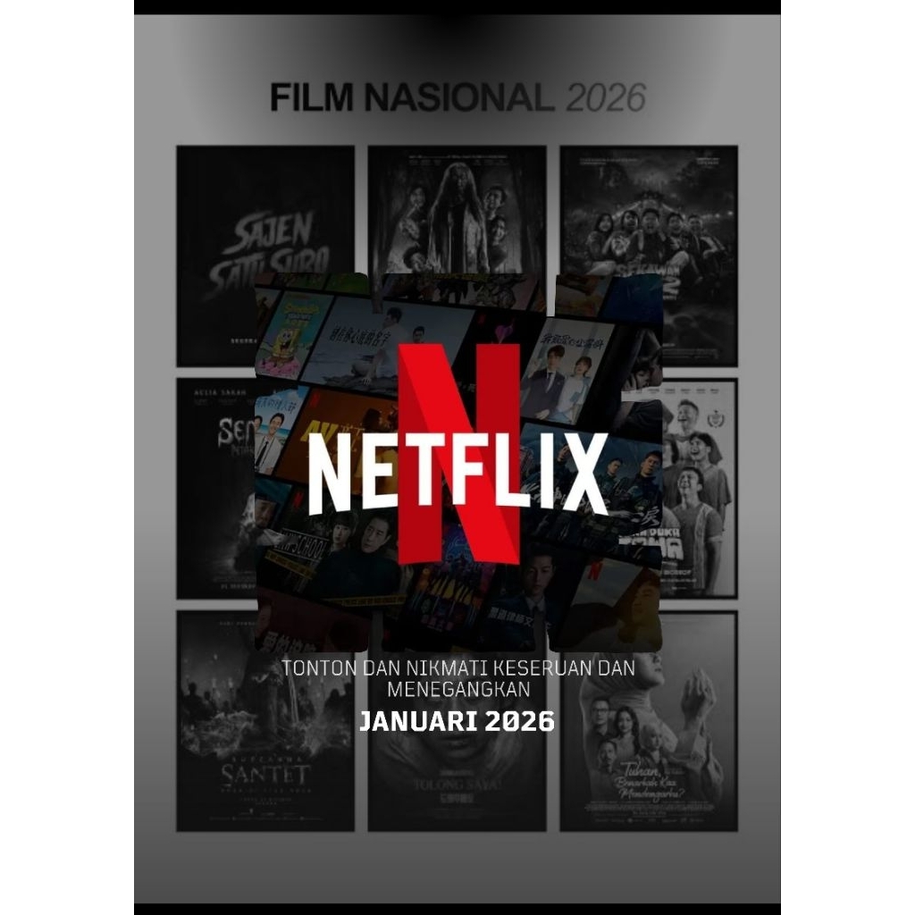 NETFLIX PREMIUM SHARING 1P2U | 1 BULAN