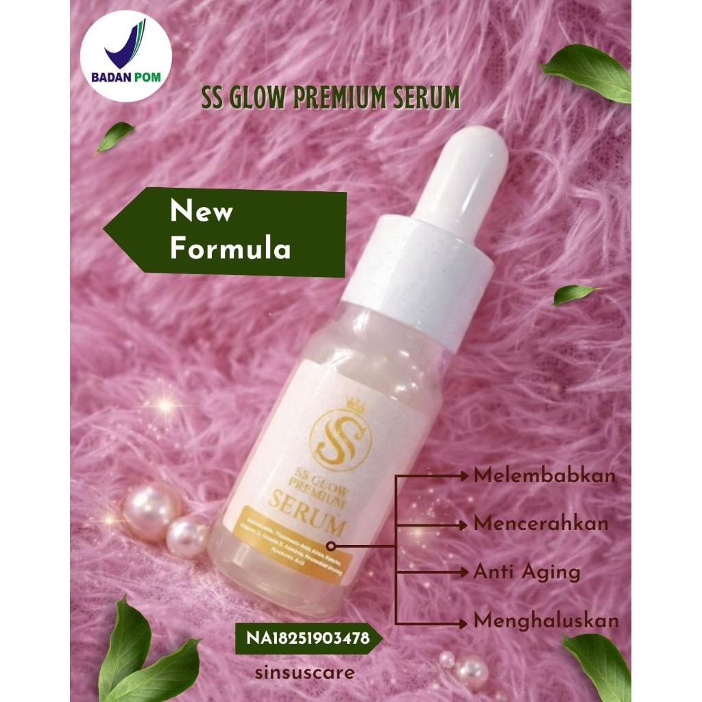 SS Glow Premium Serum BPOM - pencerah & hydrating