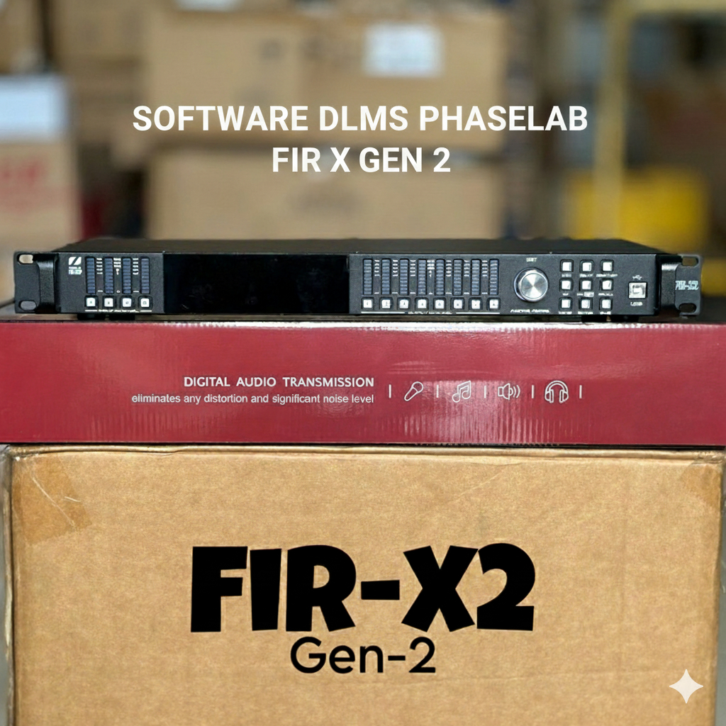 SOFTWARE DLMS PHASELAB FIR-X2 Gen 2 Management 4in 8out Original Model Baru