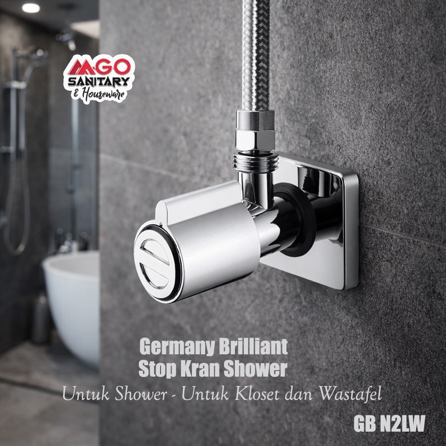GERMANY BRILLIANT STOP KRAN SHOWER / STOP KRAN KLOSET / WASTAFEL