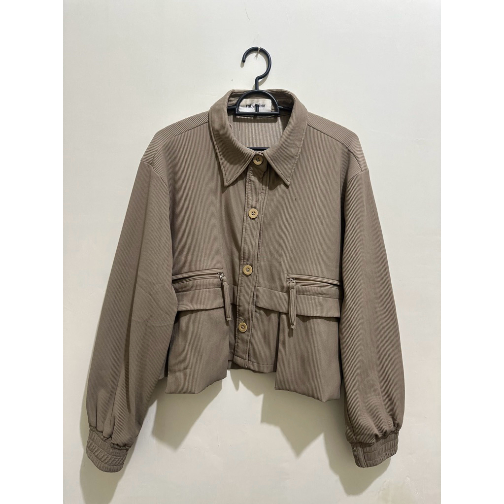 jaket crop rubylicious