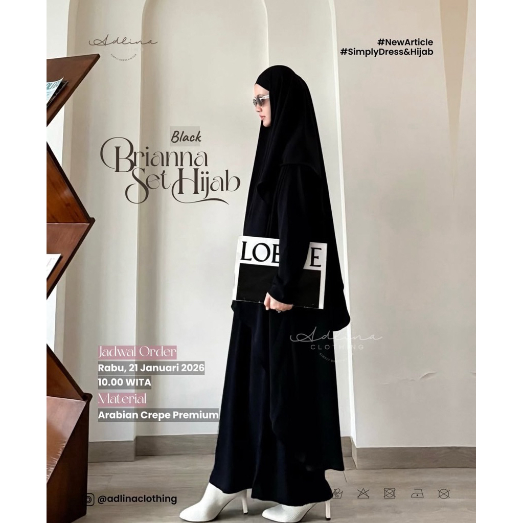 BRIANNA SET HIJAB BY ADLINA HIJAB