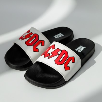 SANDAL SLOP AC/DC SENDAL SLIP ON PRIA WANITA HIGH QUALITY NYAMAN RINGAN