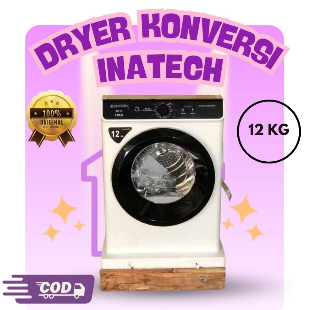 Dryer Laundry Inatech 12 Kg – Pengering Pakaian Usaha Laundry