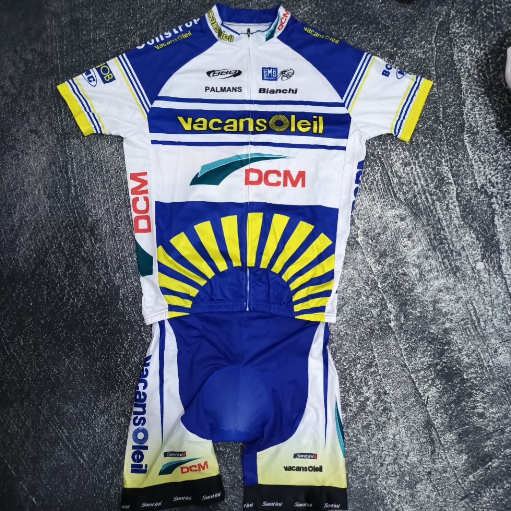 Jersey dan Celana Sepeda Santini Import Size L