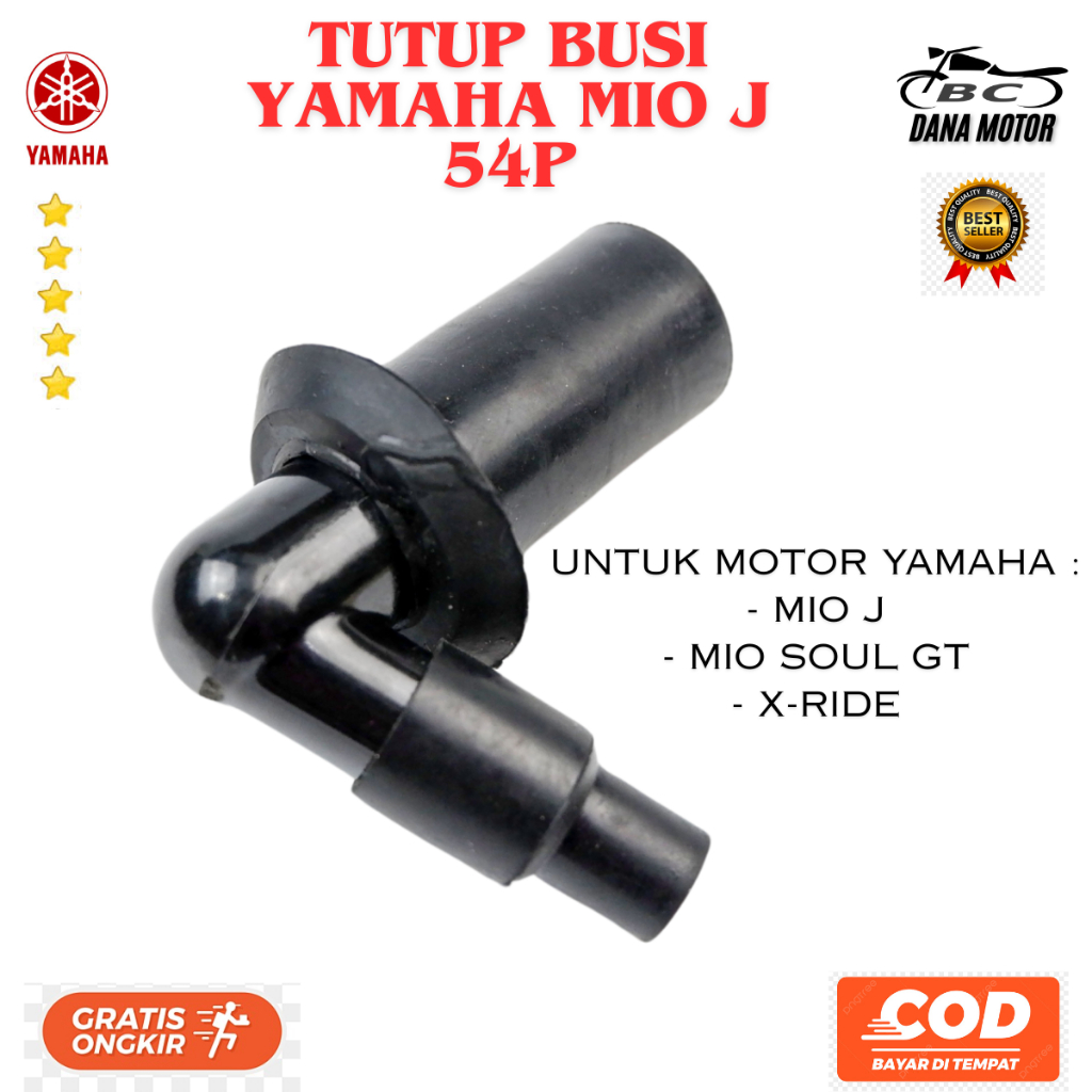 Tutup Busi Mio J Ori / Cop Busi Mio Gt / Cangklong Busi Yamaha X-Ride Original Premium - 54P
