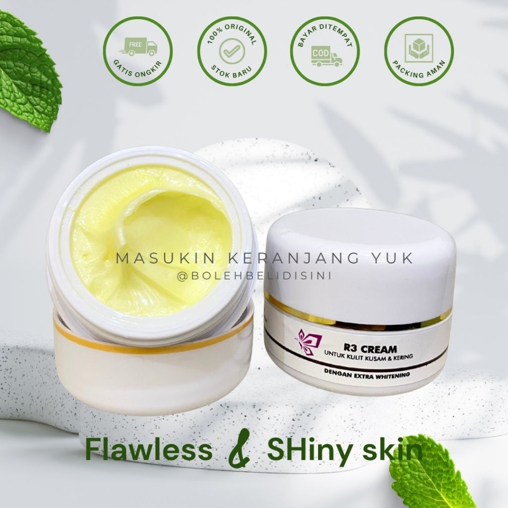 [STIKER BARU] krim malam R3 cream
