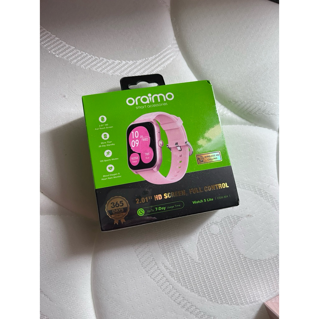 Oraimo smartwatch 5 lite - PINK