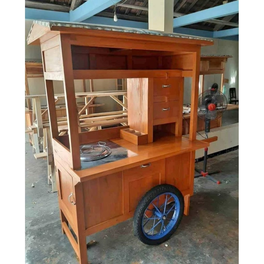 GEROBAK MIE AYAM RODA DAN DANDANG.