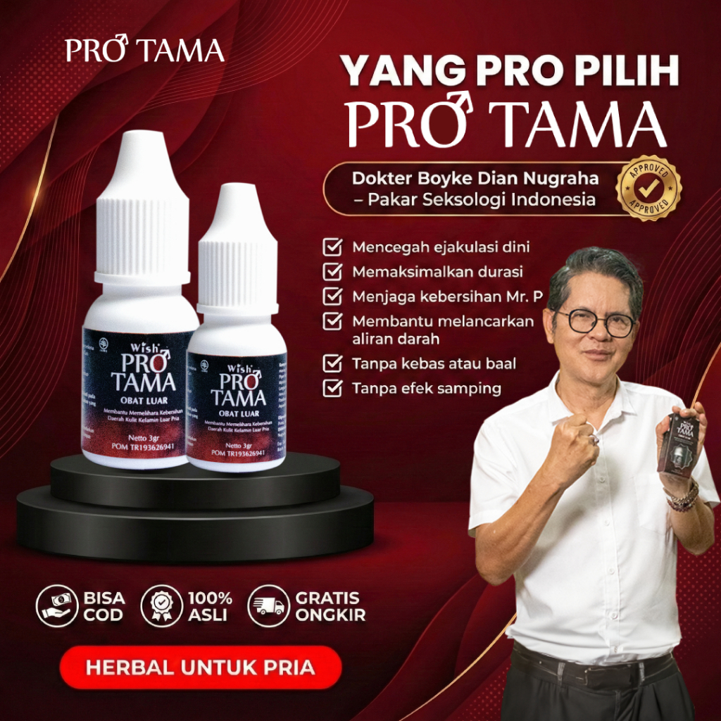 Wish Protama dr Boyke Obat Luar Herbal Stamina Pria Aman