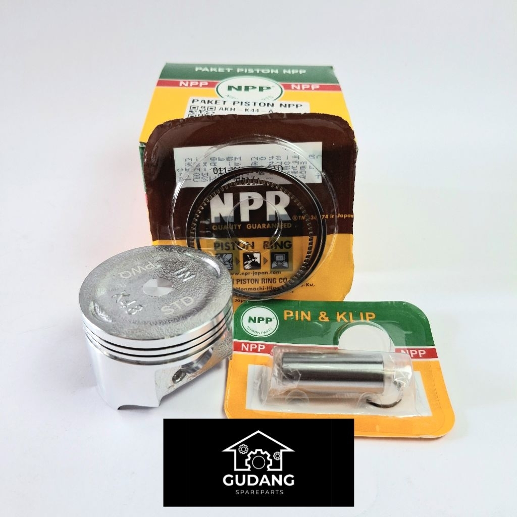 Piston Kit Beat POP/ESP/Street, Scoopy ESP, Vario 110 ESP/FI K44 NPP Oversize STD OS 25 OS 50 OS 75 