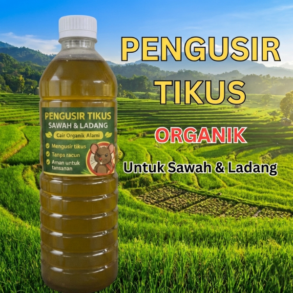 PENGUSIR TIKUS SAWAH & LADANG ORGANIK | AMAN & ALAMI