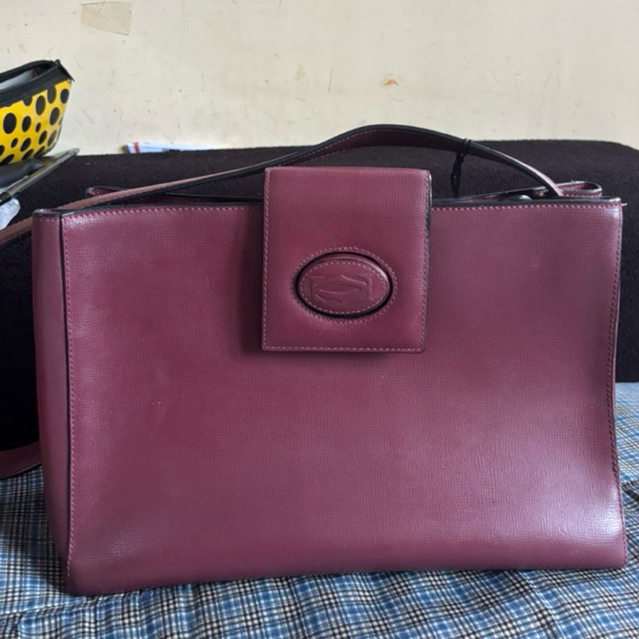PRELOVED || Cartier leather shoulder bag ORIGINAL