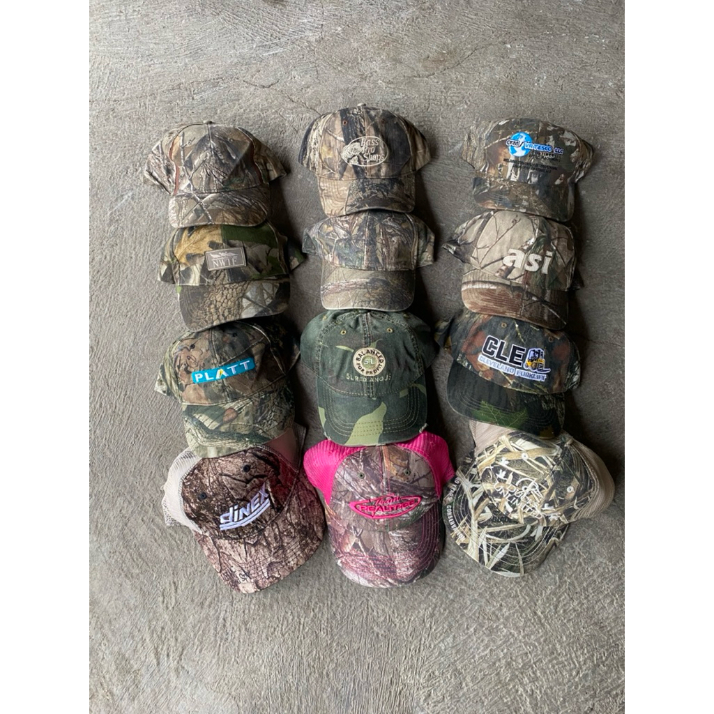 REALTREE CAPS/ REALTREE CAMO/ vintage realtree/ REALTREE HATS/ TOPI REALTREE