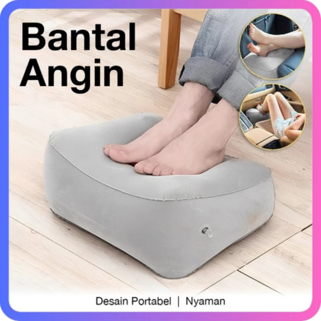 TaffHOME Bantal Angin Kaki PVC Inflatable Relaxing Pillow Bantal angin Kaki