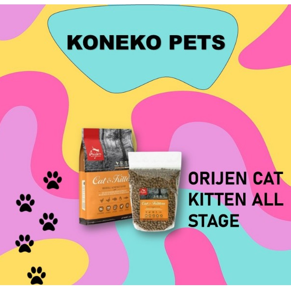 MAKANAN KUCING | ORIJEN CAT | ORIJEN CAT KITTEN ALL STAGE 500 GR REPACK