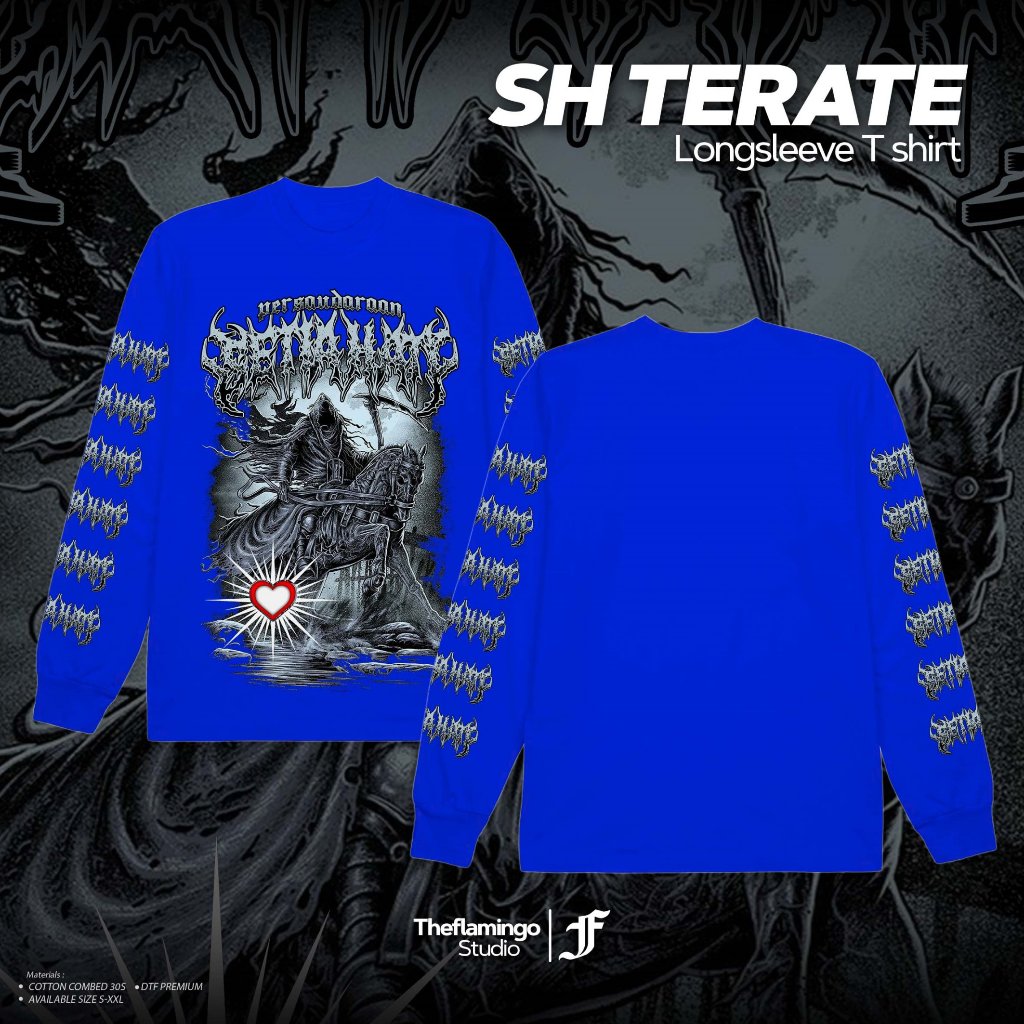 KAOS SH TERATE Long Sleeve Tshirt Biru
