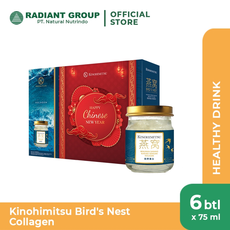 Kinohimitsu Bird's Nest Collagen 75ml - 6 Botol