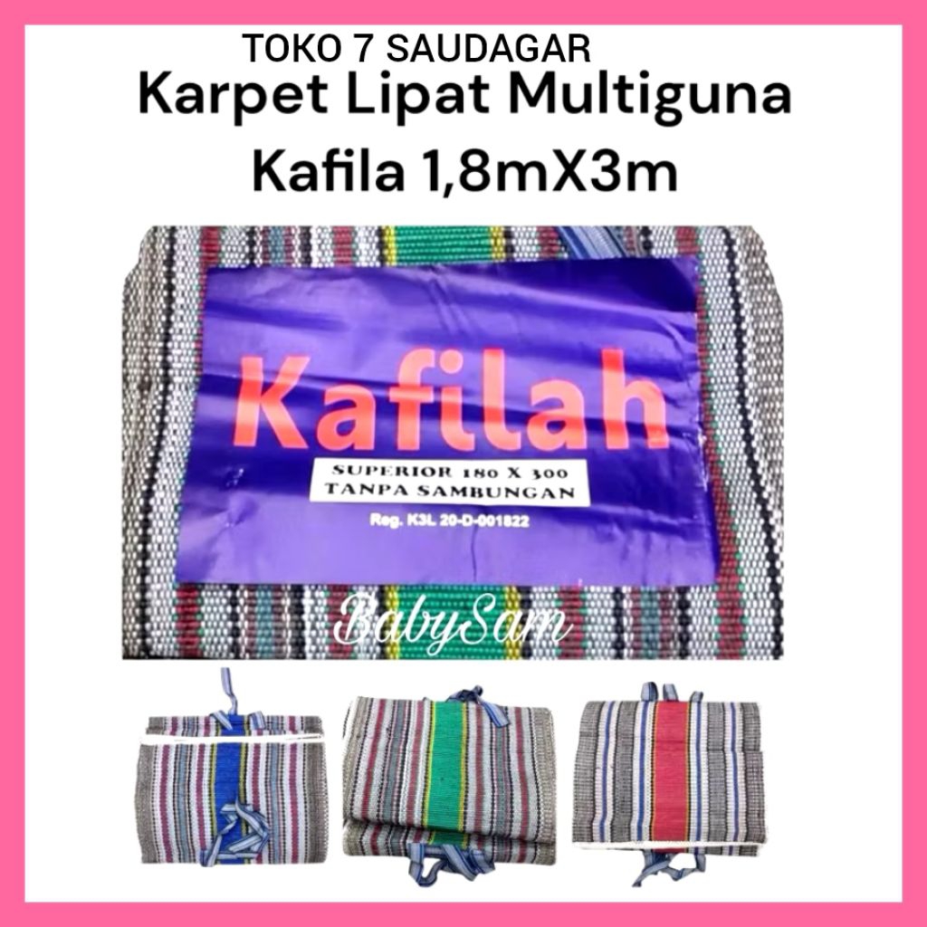 TIKAR LIPAT TANPA SAMBUNGAN Tikar Jumbo 180x300