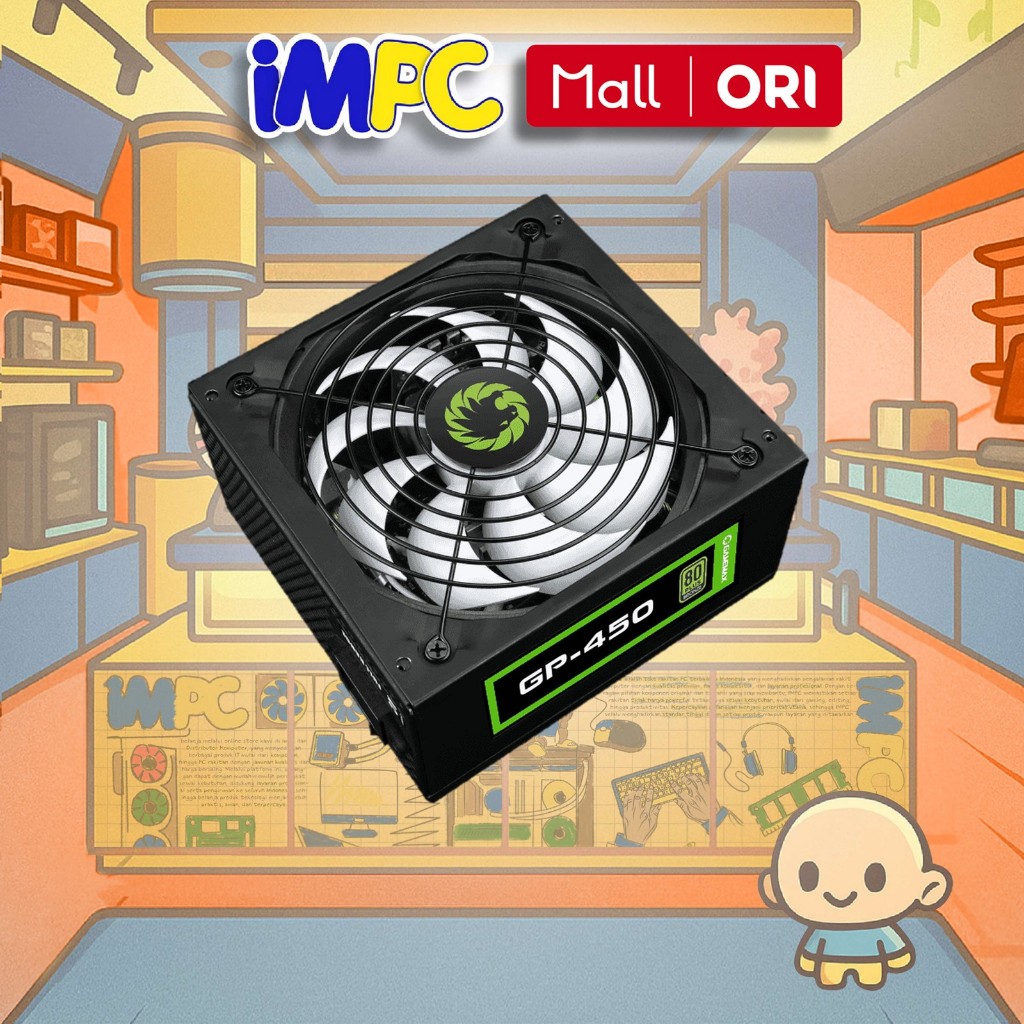 GAMEMAX PSU 450W GP-450 80+ Bronze