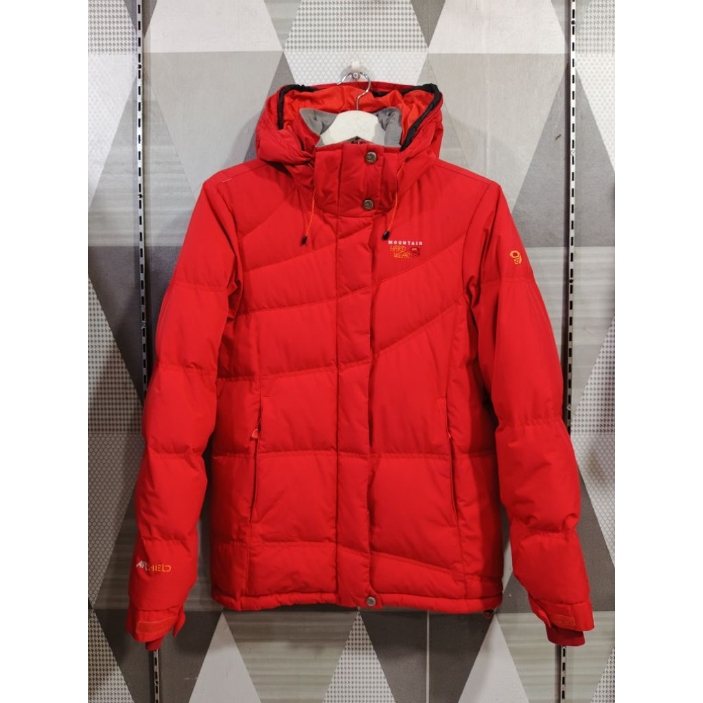 JAKET BULU ANGSA MHW MOUNTAIN HARDWEAR AIR SHIELD DOWN HOODED JACKET GORPCORE