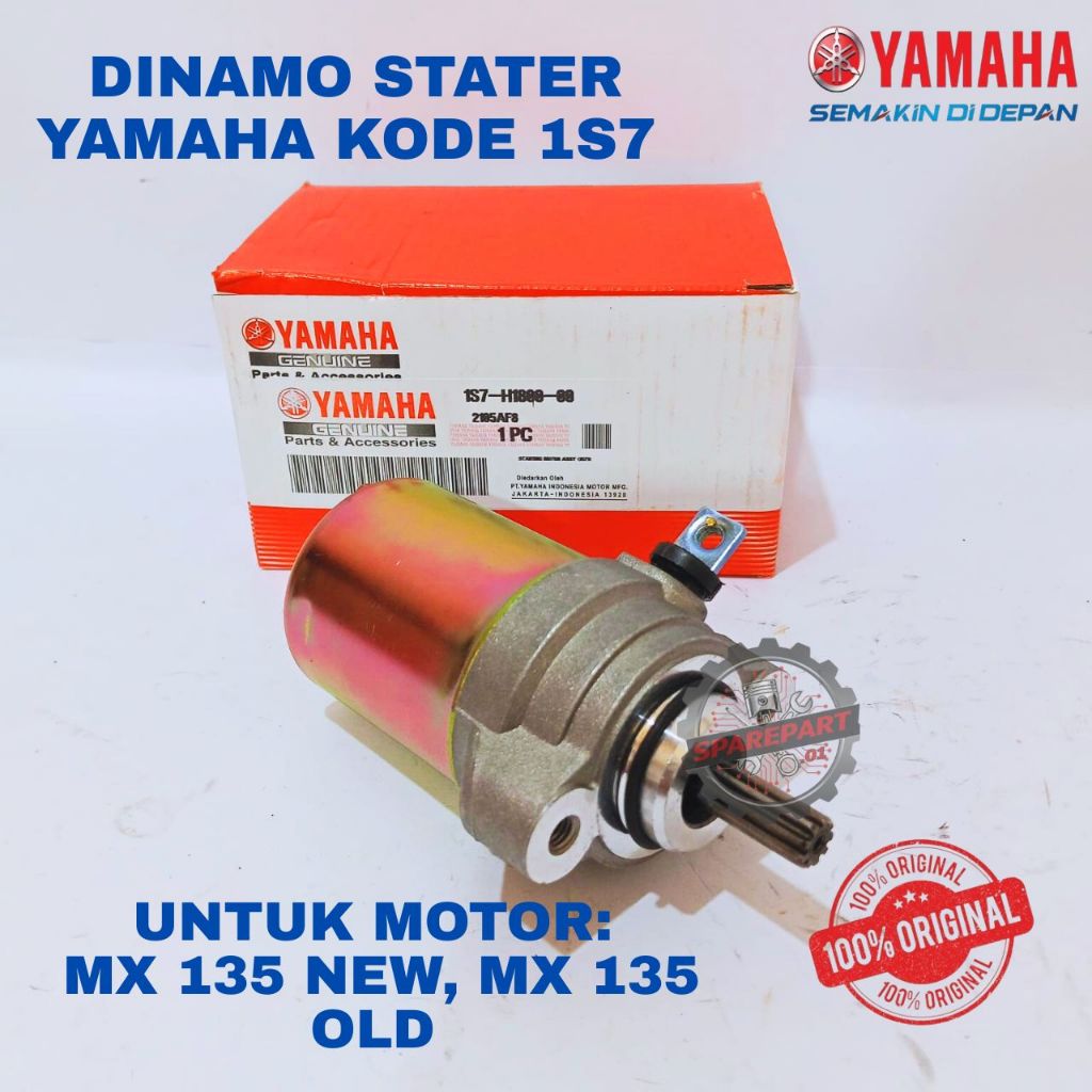 DINAMO STATER ORIGINAL YAMAHA KODE 1S7 MX, DINAMO STATER MX 135 NEW, DINAMO STATER MX 135 OLD