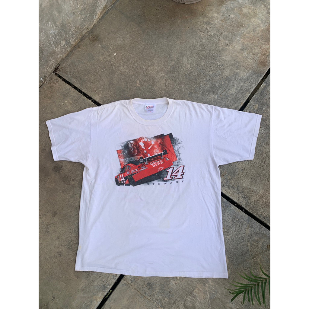 Tshirt T Shirt Baju Nascar Vintage Original Tony Stewart