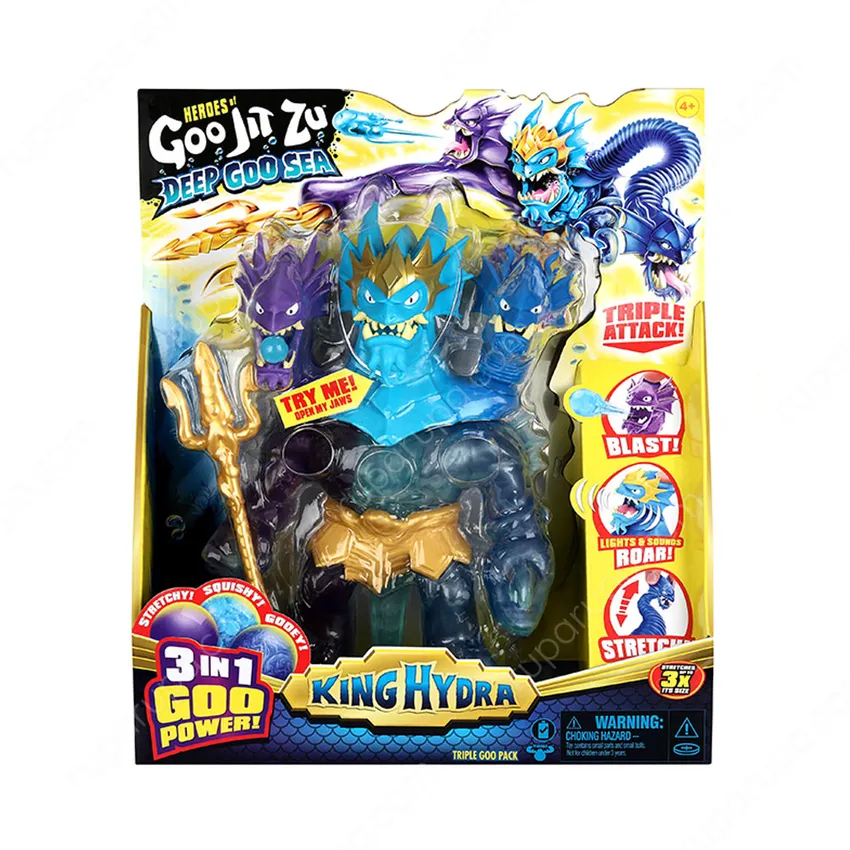 Goo Jit Zu Figure Deep Goo Sea King Hydra Triple Goo S9