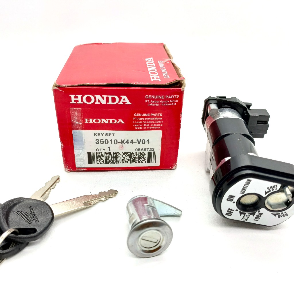 Kunci Kontak Beat FI TAHUN 2008 SAMPAI 2016 - Beat pop - Beat Karbu set + kunci jok belakang Accesso