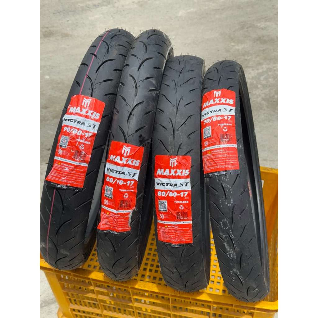 BAN MAXXIS RING 17 BAN DONAT BAN MAXXIS VICTRA TUBBLES UKURAN 70/80 80/80 80/90 90/80