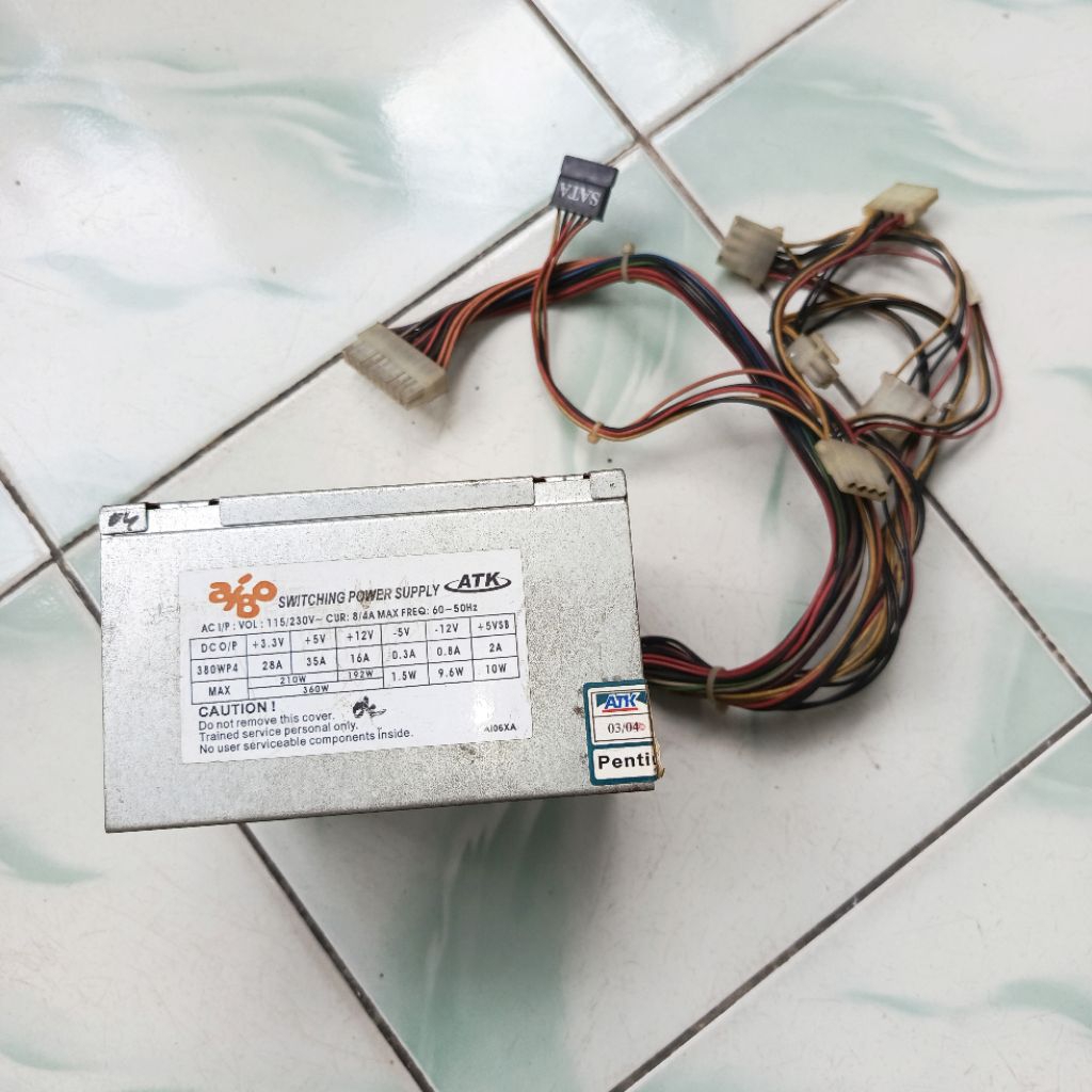 power supply rusak komputer psu computer pc power suplay cpu powersuplai unit desktop