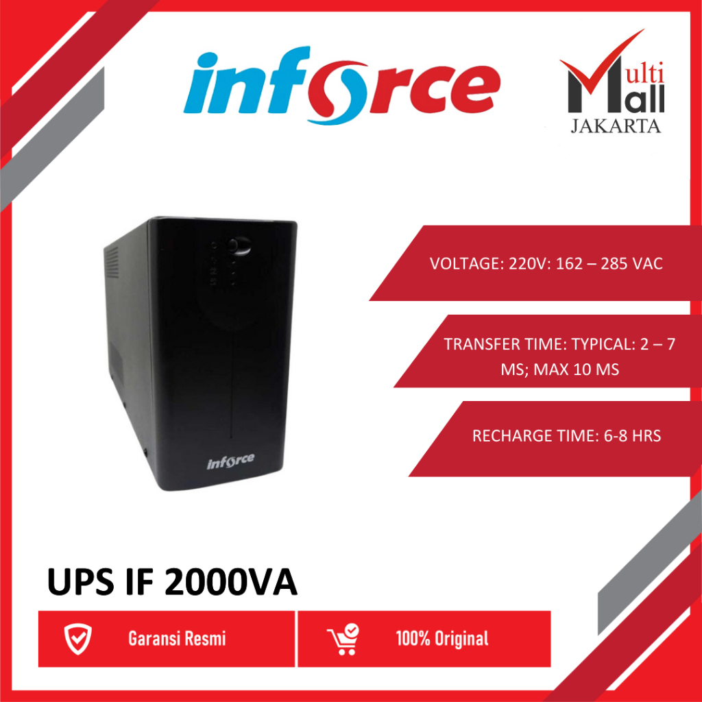 Inforce UPS IF 2000VA 1200watt