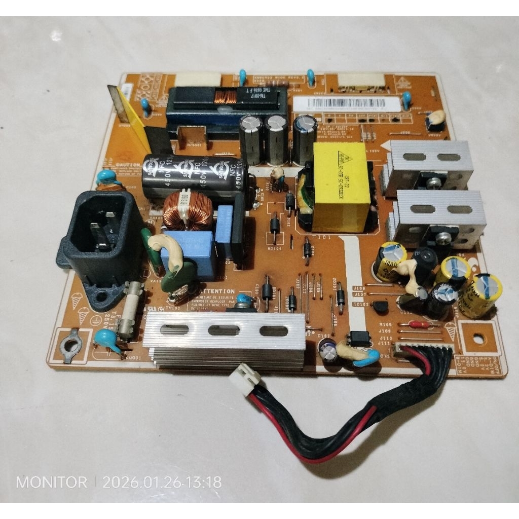 PSU POWER SUPPLY REGULATOR MESIN TV SAMSUNG LA22B450CH