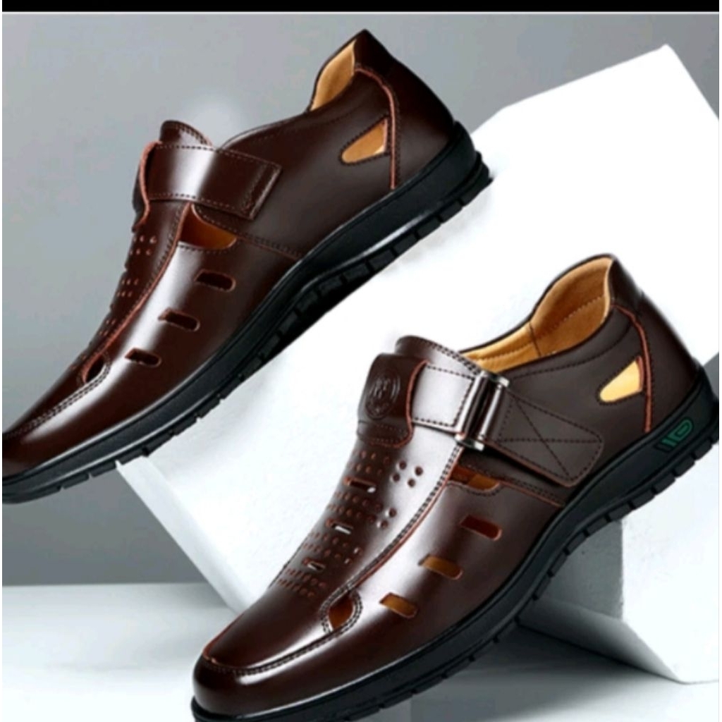 SEPATU KULIT PRIA BRONGSONG//SEPATU KULIT PRIA KOZUKI DAPOTA//SEPATU KULIT PRIA TANPA TALI