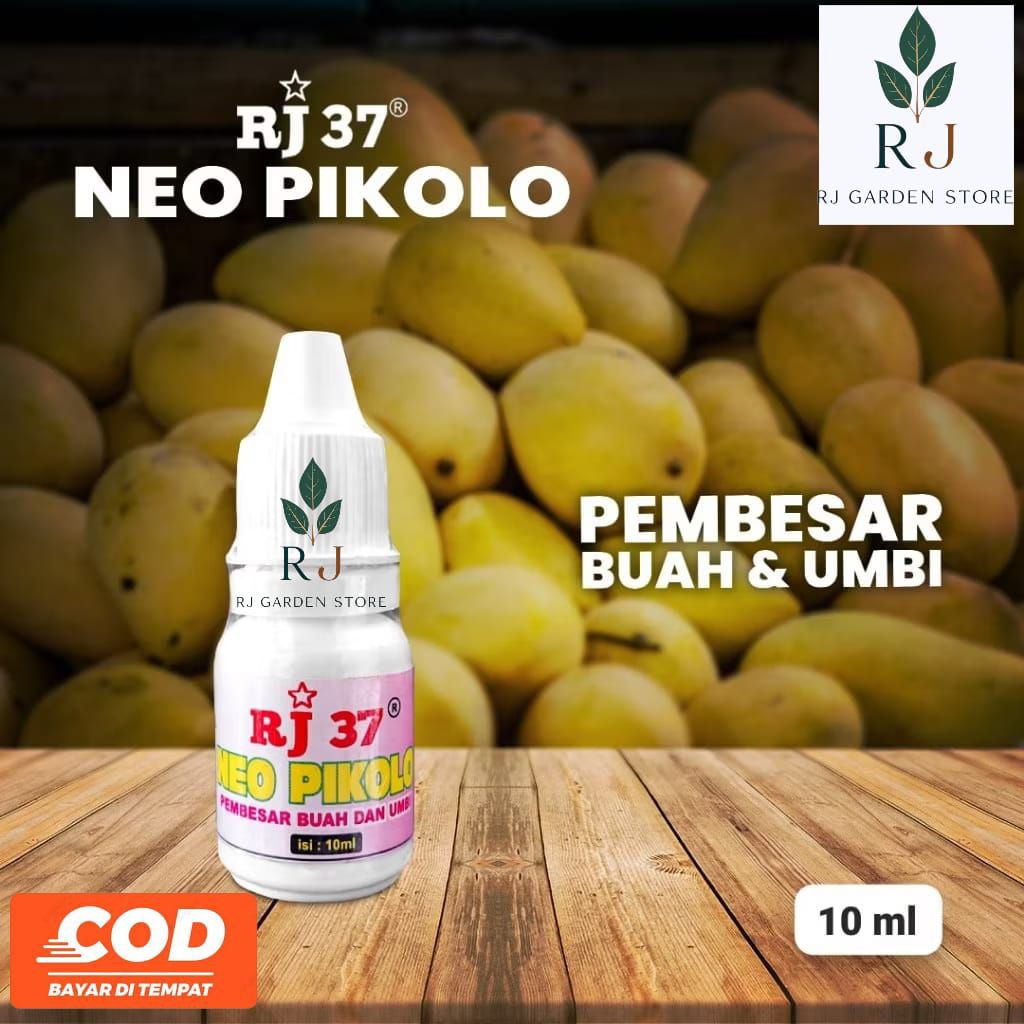 RJ 37 NEO PIKOLO Boster Pupuk Spesialis Pembesar Umbi  Formula Pertumbuhan Dan Pembuahan Maksimal