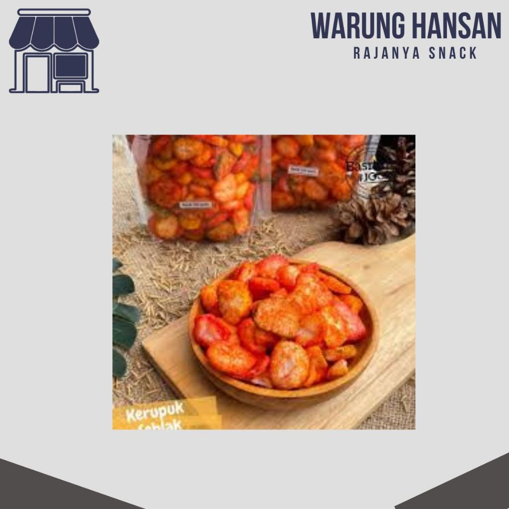 KERUPUK JABLAY SINAR JAYA PEDAS GURIH NAGIH KRIUK 1 Pack isi 20 Pcs