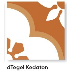 Keramik Tegel Motif Vintage ROMAN d'Tegel 20x20 Grade A Archipelago Series