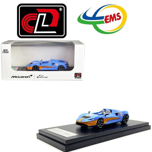 LCD64022-GUO - LCD MODELS 1/64 Mclaren Elva Convertible Light Blue "Gulf Oil"