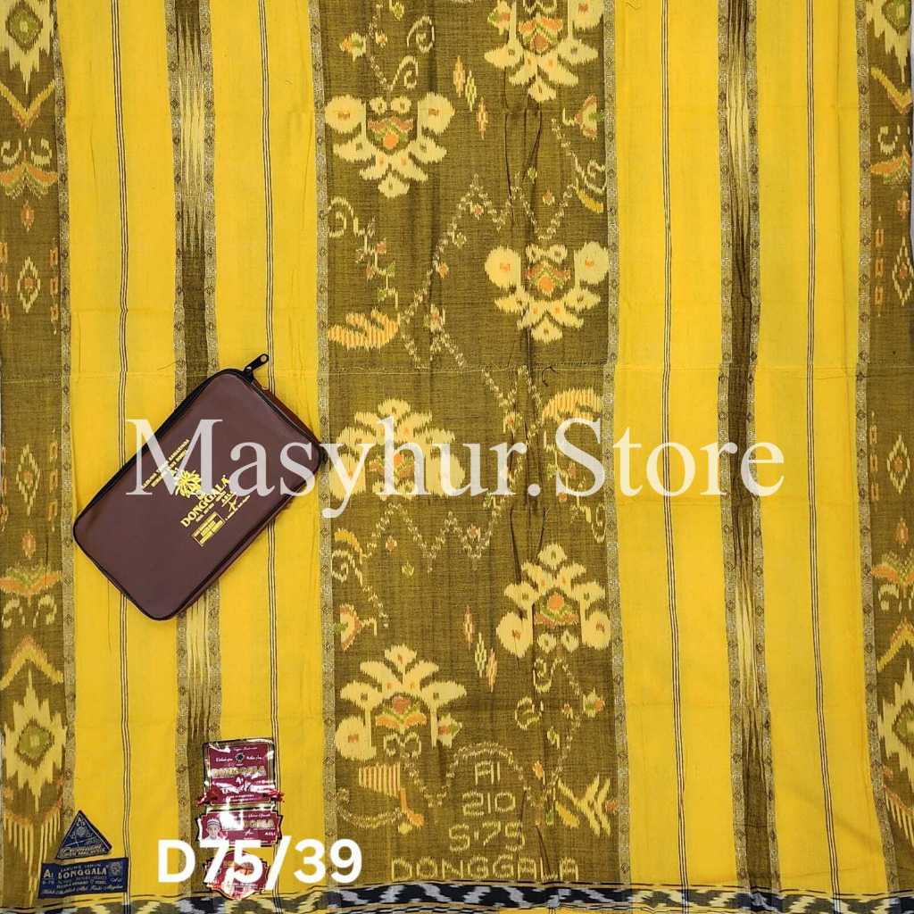 Sarung DONGGAL S75 // ORI Sarung Donggala S75 // Sarung Donggala Mewah Terjangkau