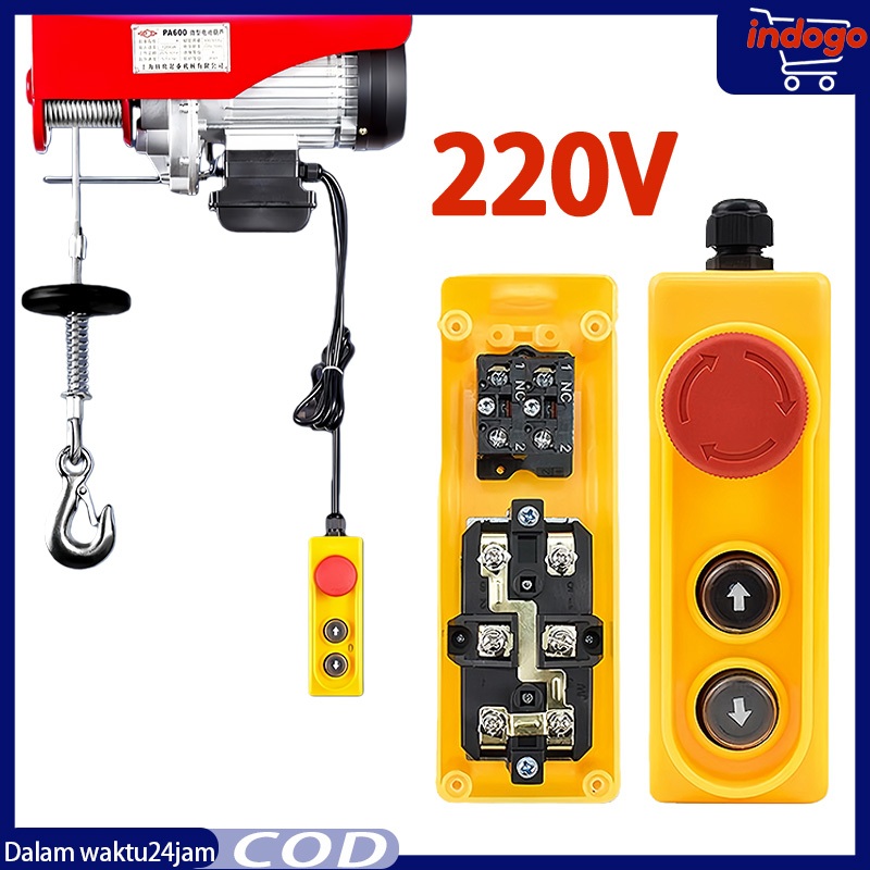 Remote Handle Control Hoist Electric Hoist Mini Hoist Electric PA1000 + Emergency Stop