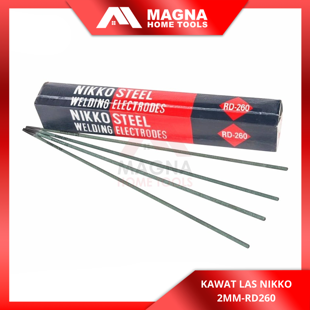 KAWAT LAS LISTRIK NIKKO 2 MM - RD260 1 PAK ISI 2KG