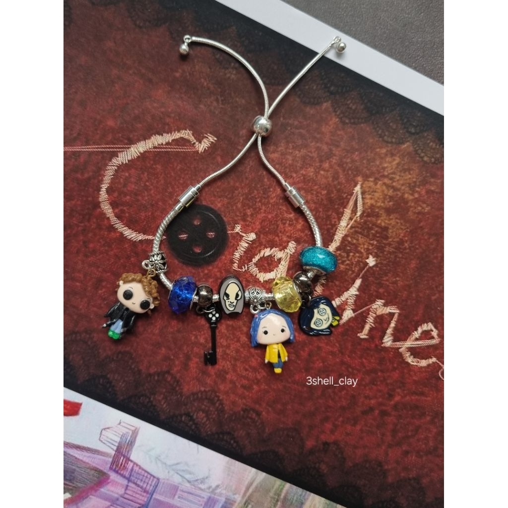 Coraline bracelet Gelang Pandodor Coraline gelang serut coraline gelang lucu gelang karakter
