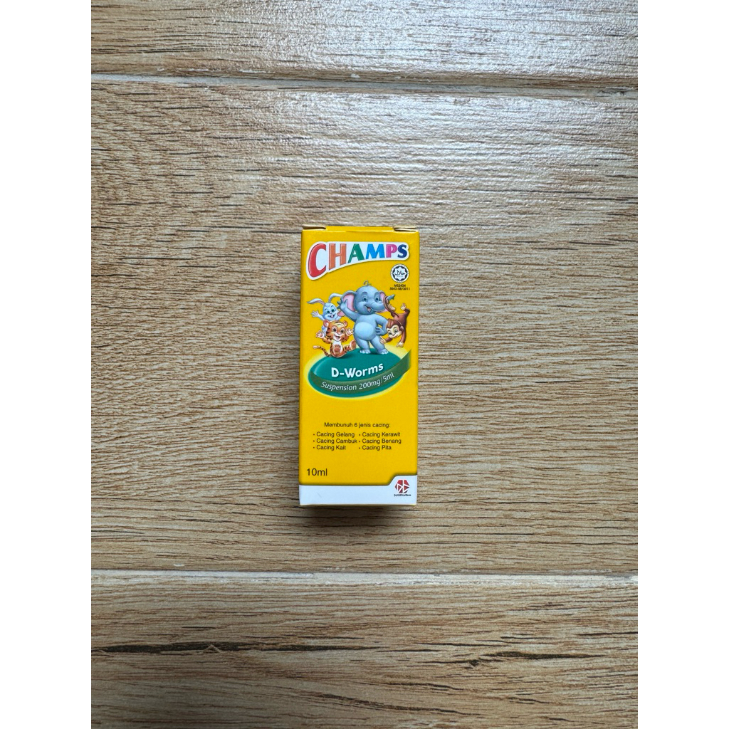 Champs D worms syrup 10ml