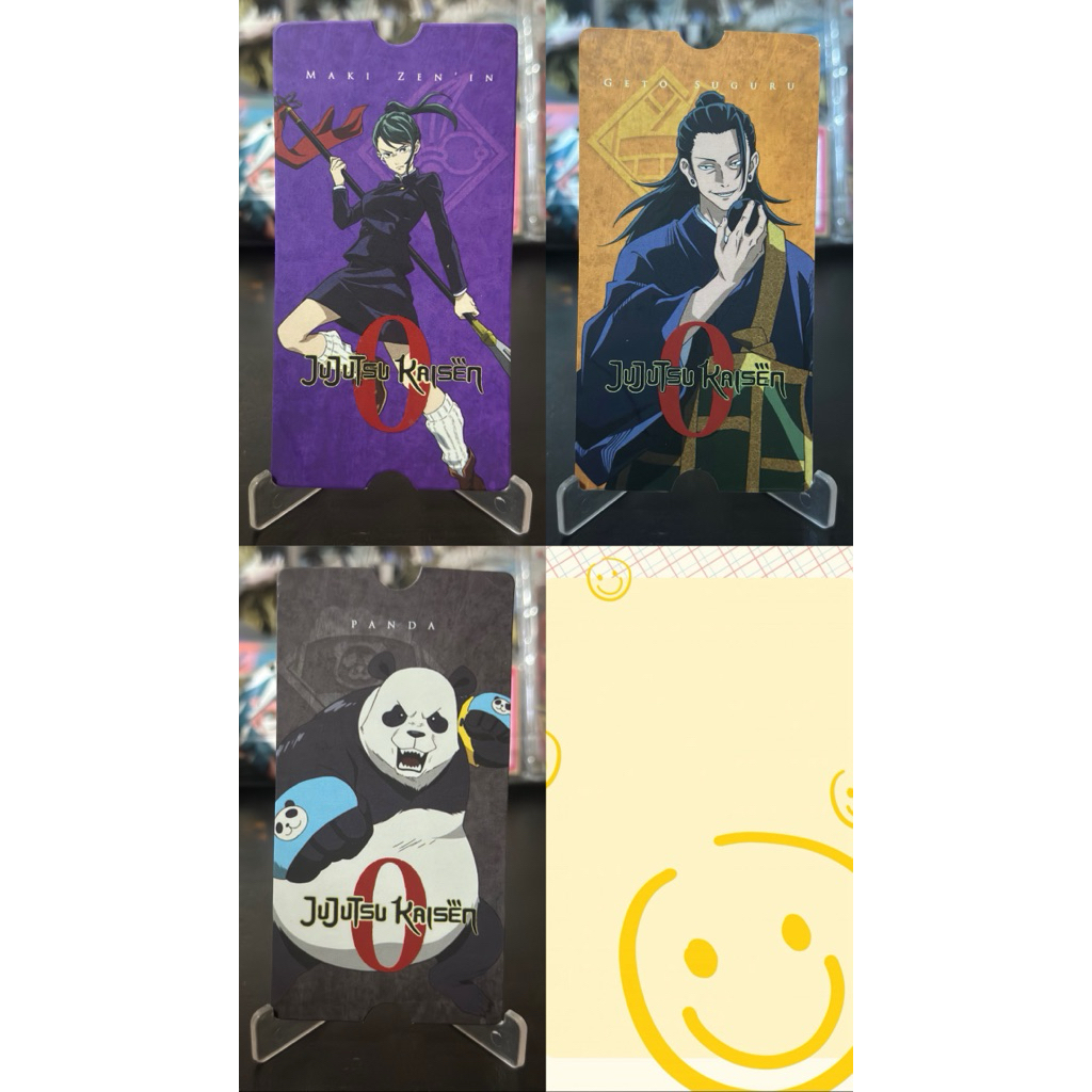Collectible Ticket Jujutsu Kaisen 0 x CGV | Maki Zenin | Geto Suguru | Panda