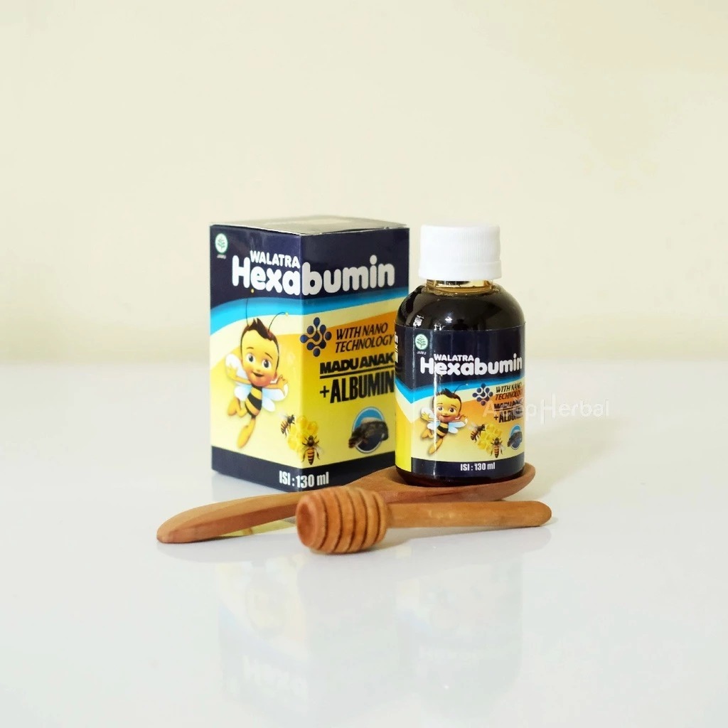 Obat Batuk Berdahak Anak 1 Tahun Keatas - Madu Hexabumin Suplemen Kesehatan Anak Herbal
