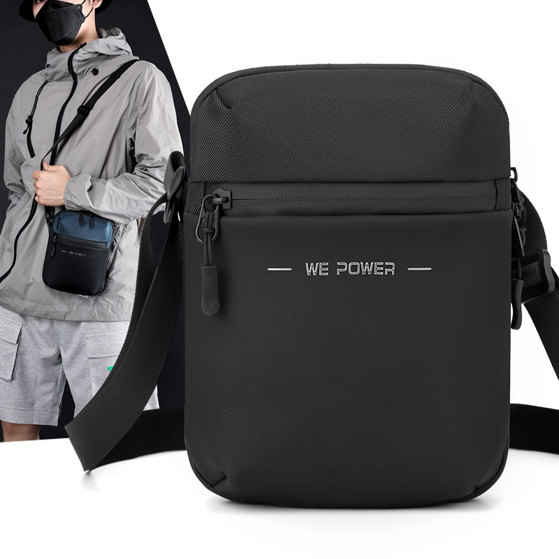 ZHAFF AUTHENTIC Tas Selempang Pria Kecil Anti air Slingbag Cowok Mini Kasual Bahan Premium