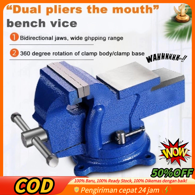 Asli Catok Clamp 5'' inch / Catok Clamp 4'' inch/ Ragum paron meja / Catok duduk besi 5" inch / Cato