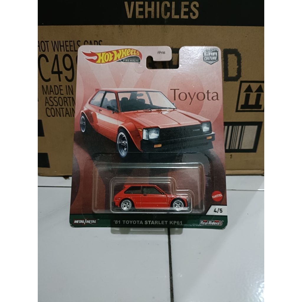 HOT WHEELS TOYOTA STARLET KP61